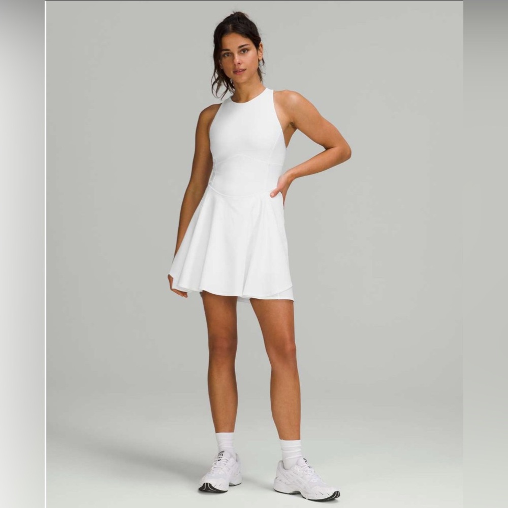 Lululemon Court Crush Dress White